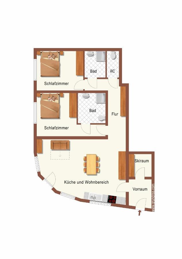 Haus Woehrer / Appartement Fischbacher Шладминг Екстериор снимка